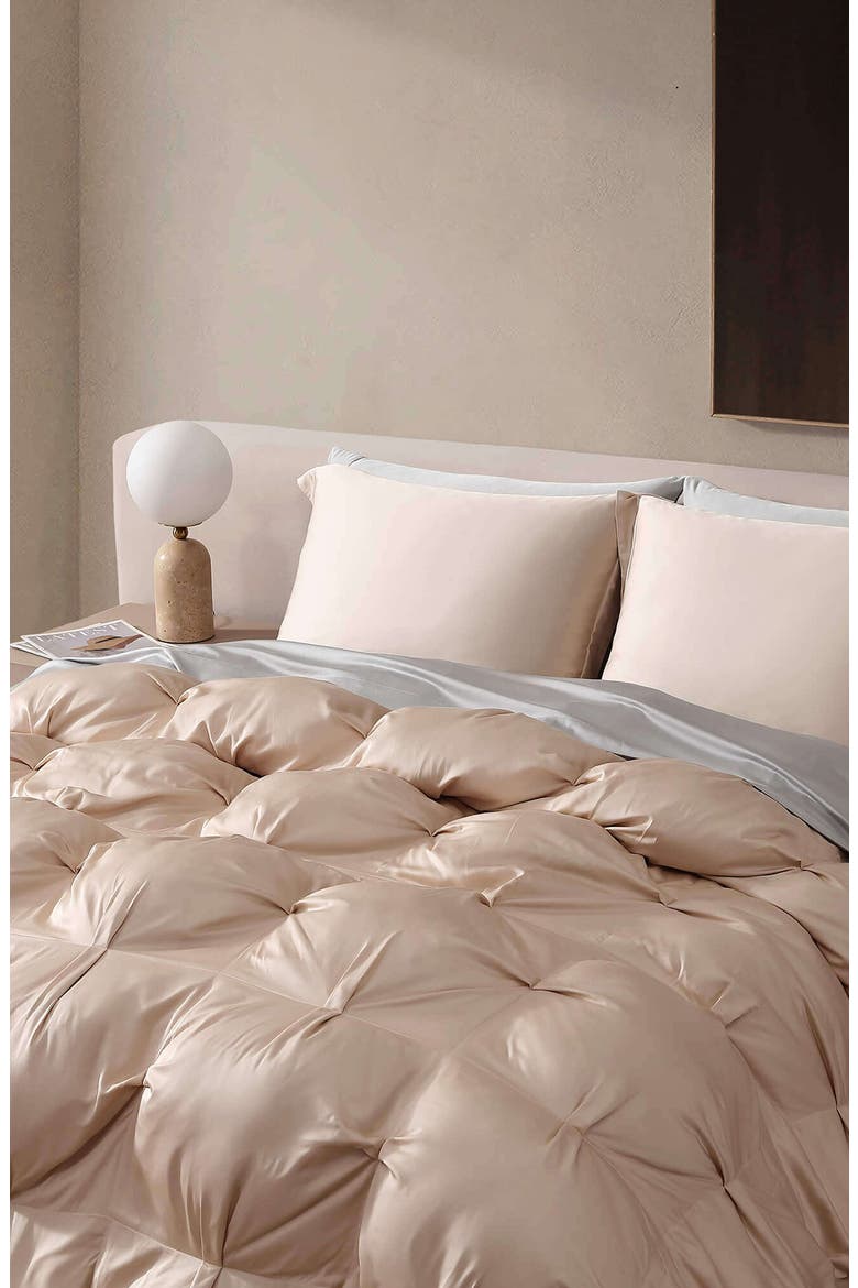 Bubble Comforter, Alternate, color, BLUSH