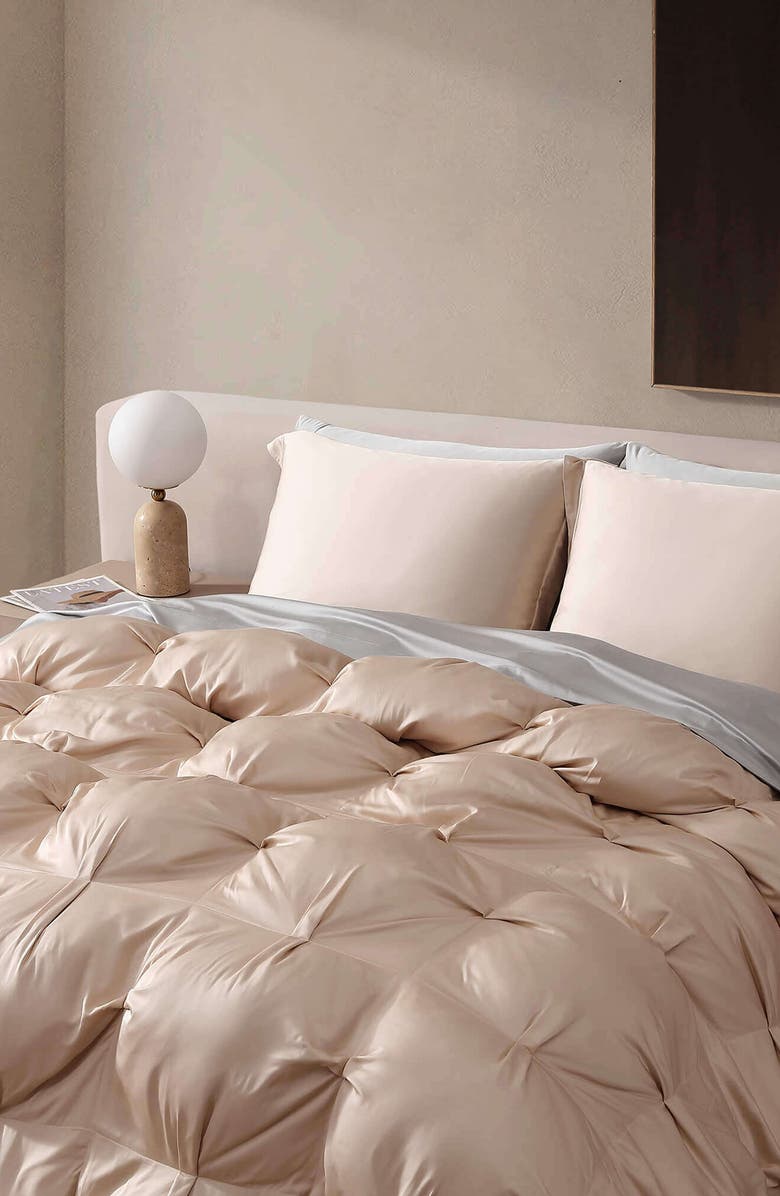 Sunday Citizen Bubble Comforter, Alternate, color, Blush