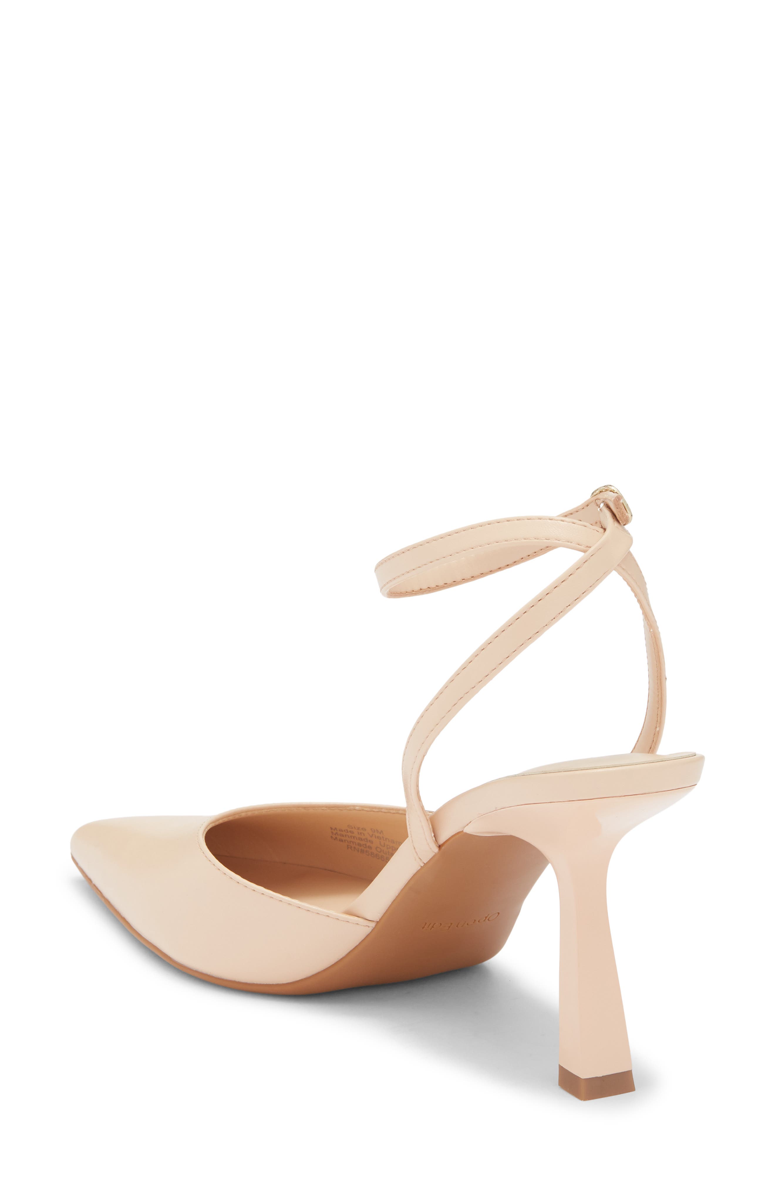 Neesha Ankle Strap Pump, Alternate, color, TAN CREAM
