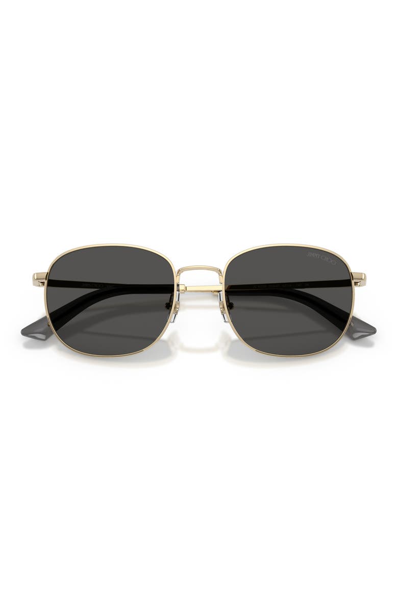 52mm Phantos Sunglasses, Alternate, color, PALE GOLD / DARK GREY