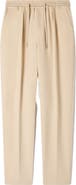 SANDRO Elasticated straight-leg trousers