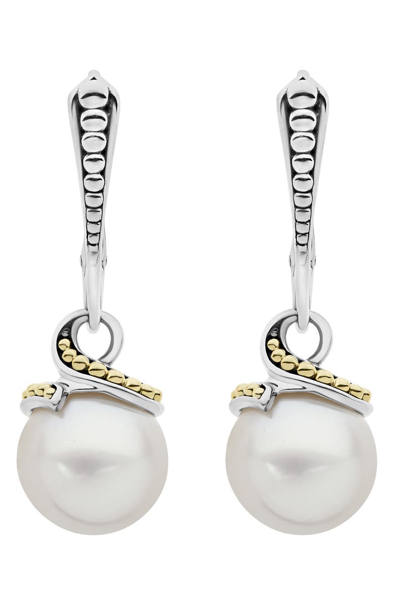 LAGOS Luna Pearl Drop Earrings, Main, color,
