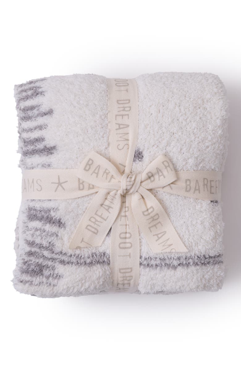 Barefoot Dreams<sup>®</sup> CozyChic<sup>®</sup> Dot Stroller Blanket, Alternate, color, Cream-Pewter