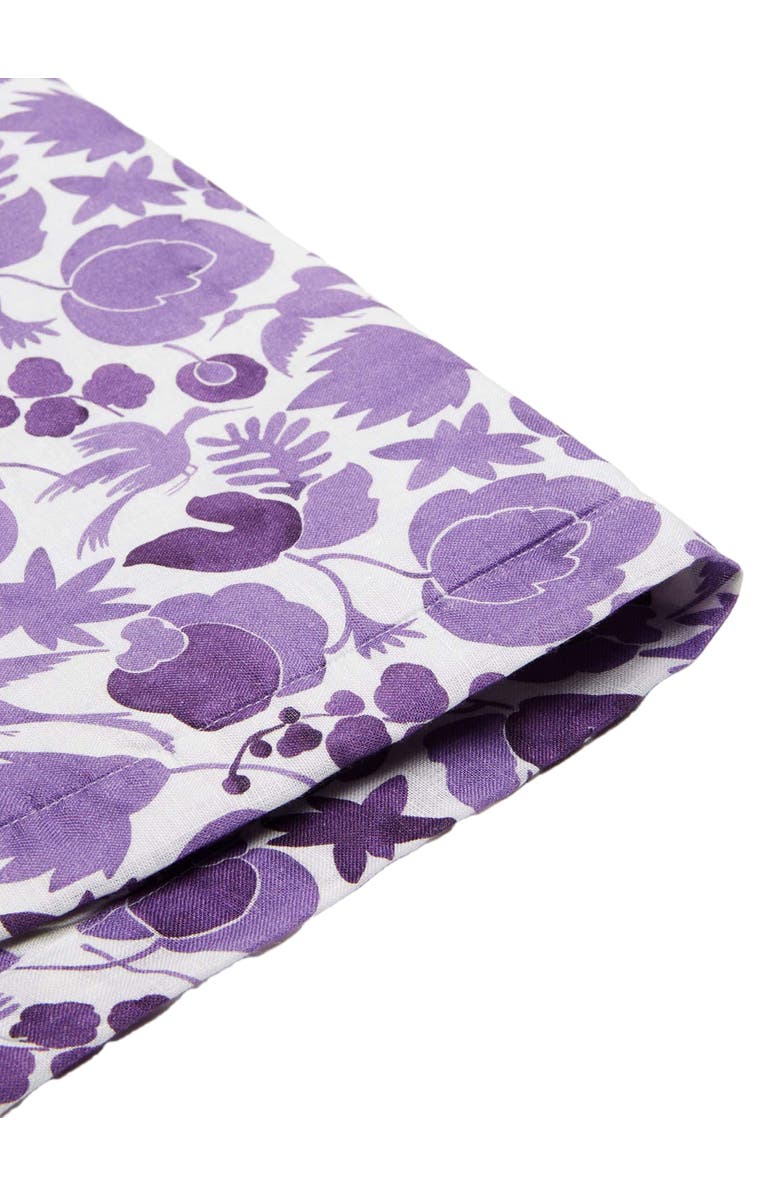 La DoubleJ Placemats Set Of 2 (35X45) Wildbird Viola Small Purple, Alternate, color, Wildbird Viola Small Purple
