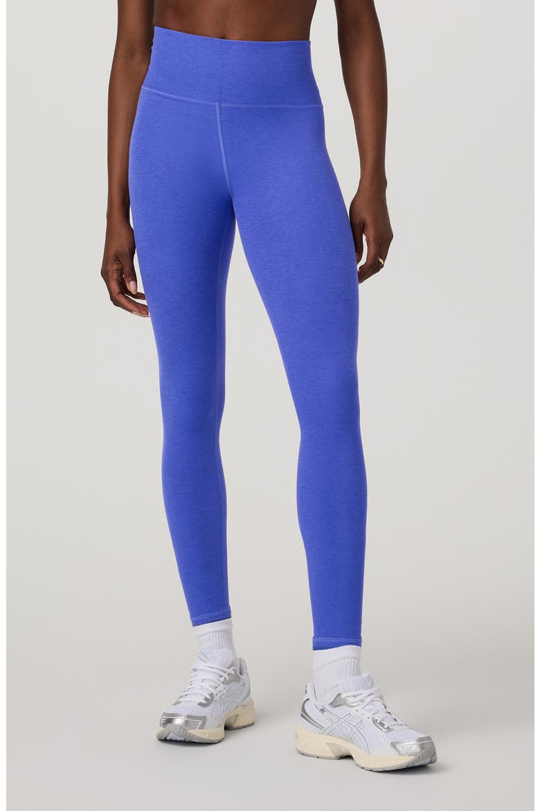 Clean Elevation Leggings, Main, color, BRIGHT IRIS HEATHER