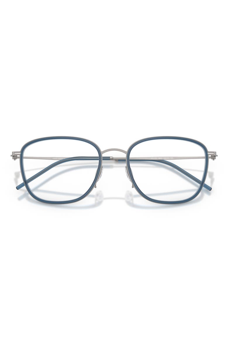 51mm Pillow Optical Glasses, Alternate, color, MATTE GUNMETAL / DEMO LENS