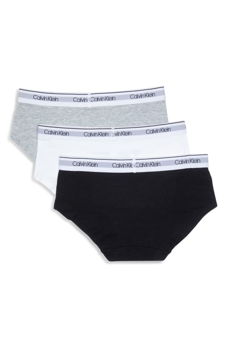 Calvin Klein Stretch Cotton Hipster Panties - Pack of 3, Alternate, color, 