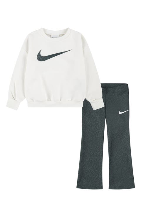 Kids' Dri-FIT Swoosh Spirit Sweatshirt & Leggings Set (Toddler & Little Kid)
