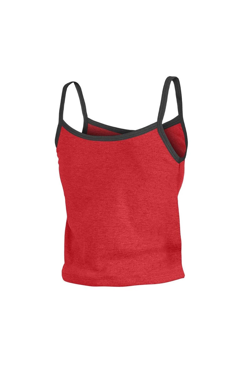 Women's New Era Red Chicago Bulls Spaghetti Strap Tank Top, Alternate, color, Red
