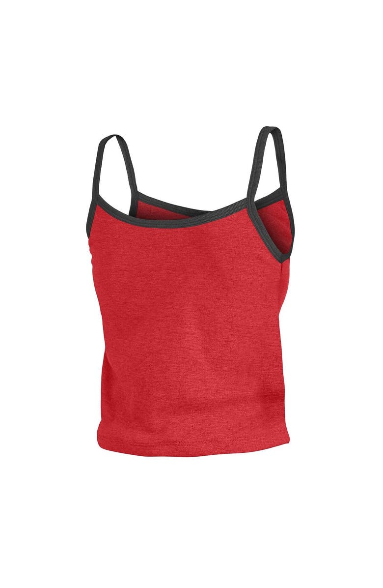 New Era Women's New Era Red Chicago Bulls Spaghetti Strap Tank Top, Alternate, color, Red