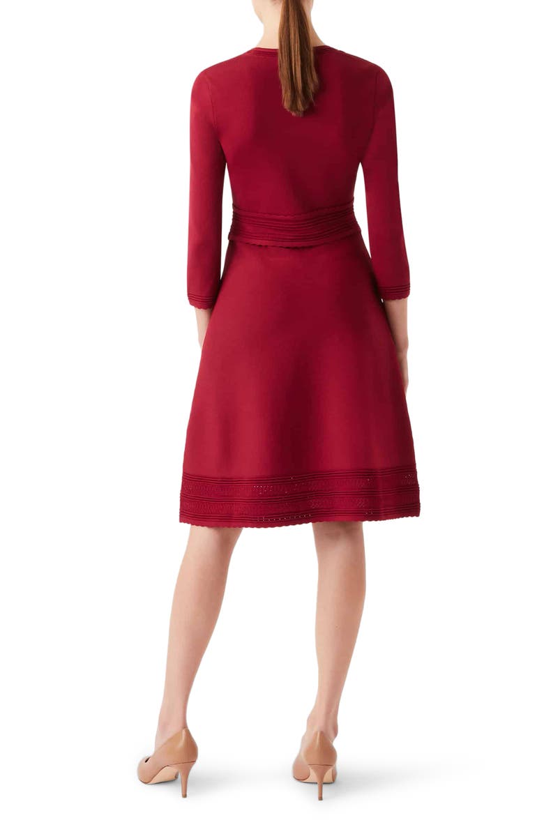 Hobbs Adalee V-Neck Sweater Dress, Alternate, color, 