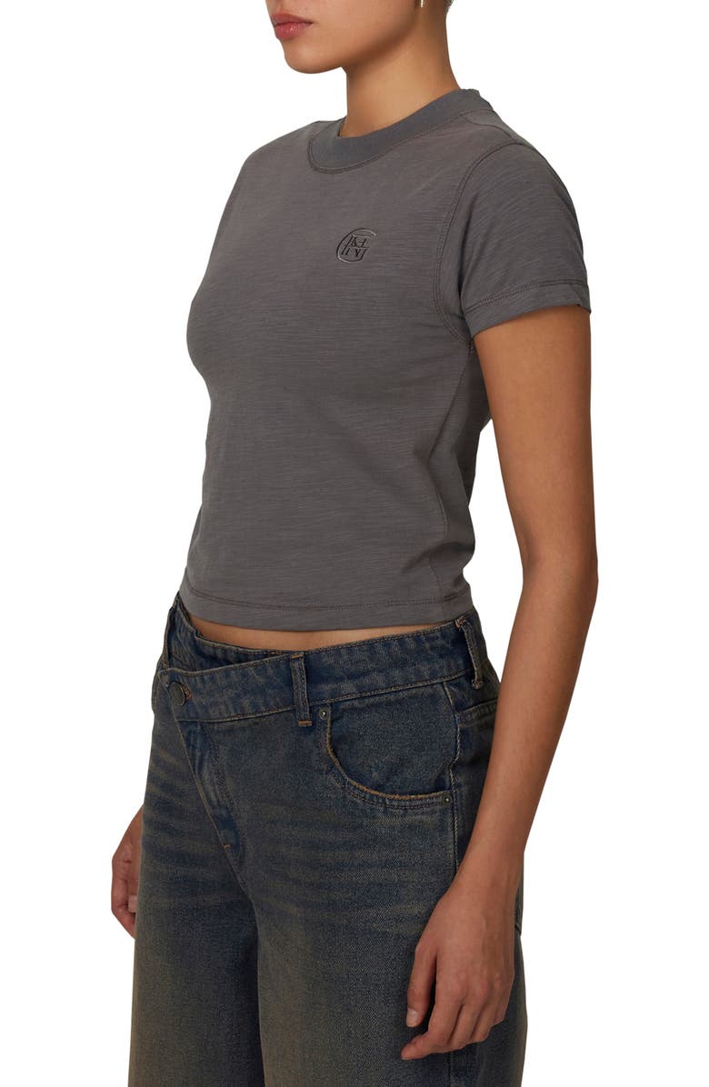 Good For Nothing Emblem  Slub Baby T-shirt, Alternate, color, Grey