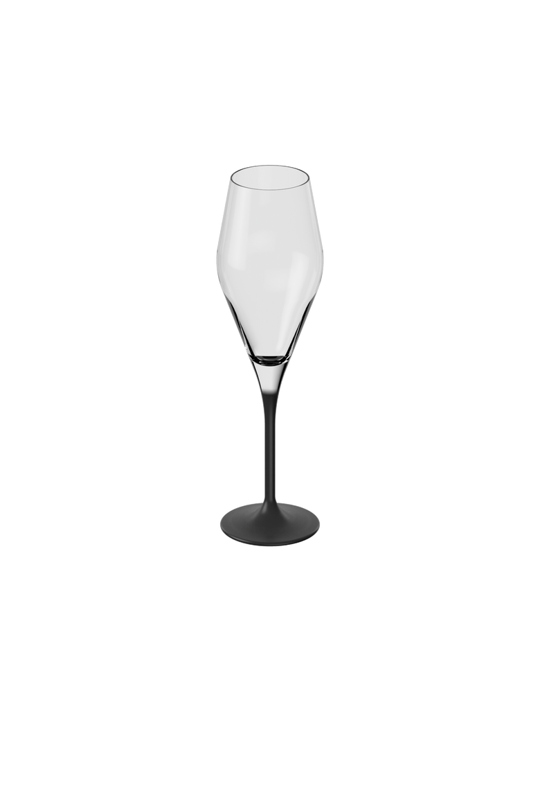 Manufacture Rock Champagne Flute Set of 4, Main, color, clear
