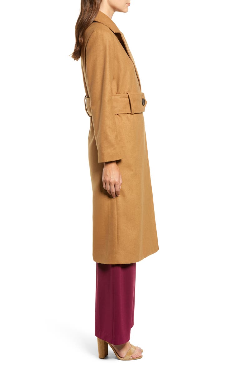 Chriselle Lim Victoria Belted Coat (Nordstrom Exclusive), Alternate, color, CAMEL