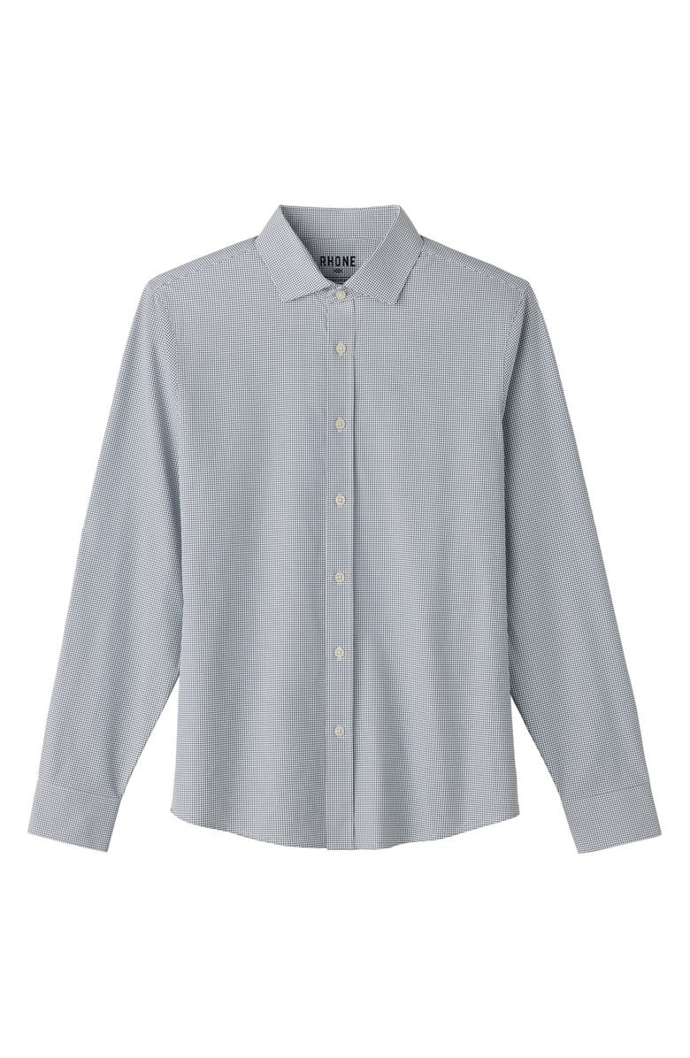 Rhone State of Mind Grid Check Slim Fit Button-Up Shirt, Alternate, color,