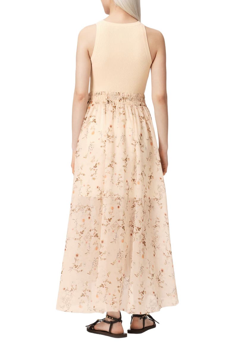 Zenia Maxi Dress, Alternate, color, CARMEL OFF WHITE