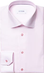 Eton Contemporary Fit Textured Solid Shirt