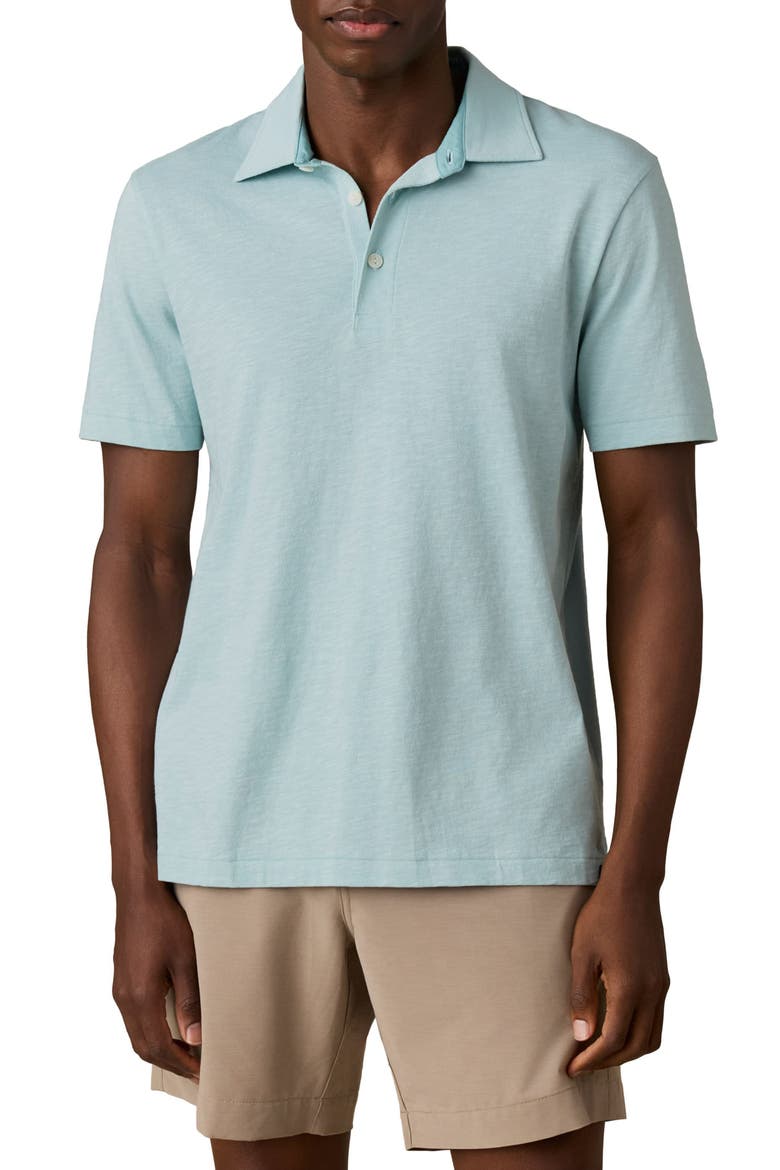 Sunwashed T-Shirt Polo, Main, color, SEAFOAM