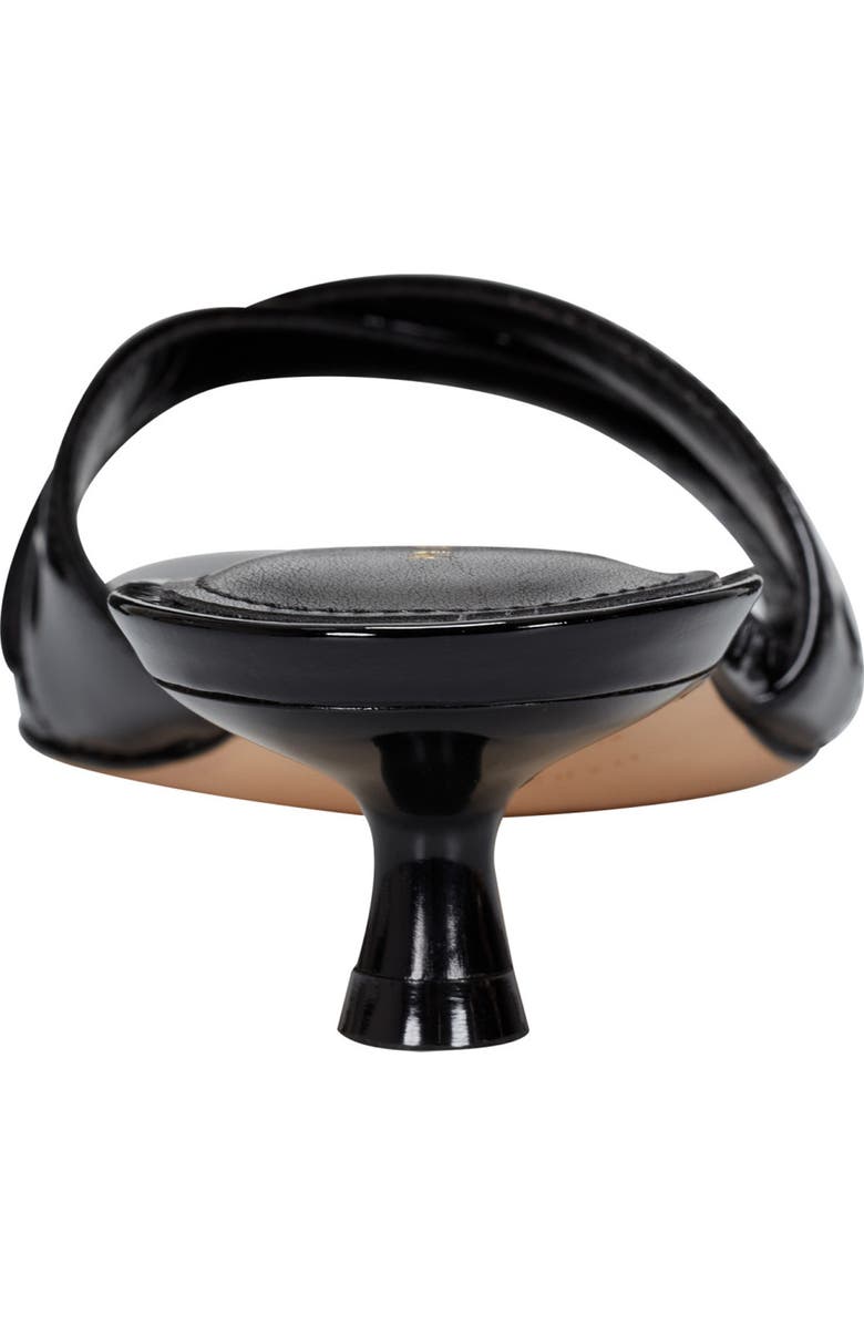 Marc Fisher LTD Tracey Kitten Heel Slide Sandal, Alternate, color, Black