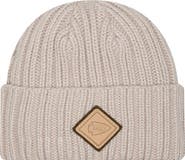 New Era Men's New Era Light Beige Kansas City Chiefs Logo Applique Cuffed Knit Hat