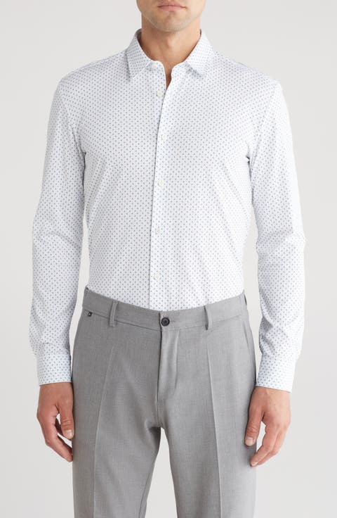 Roan Kent Slim Fit Stretch Button-Up Shirt