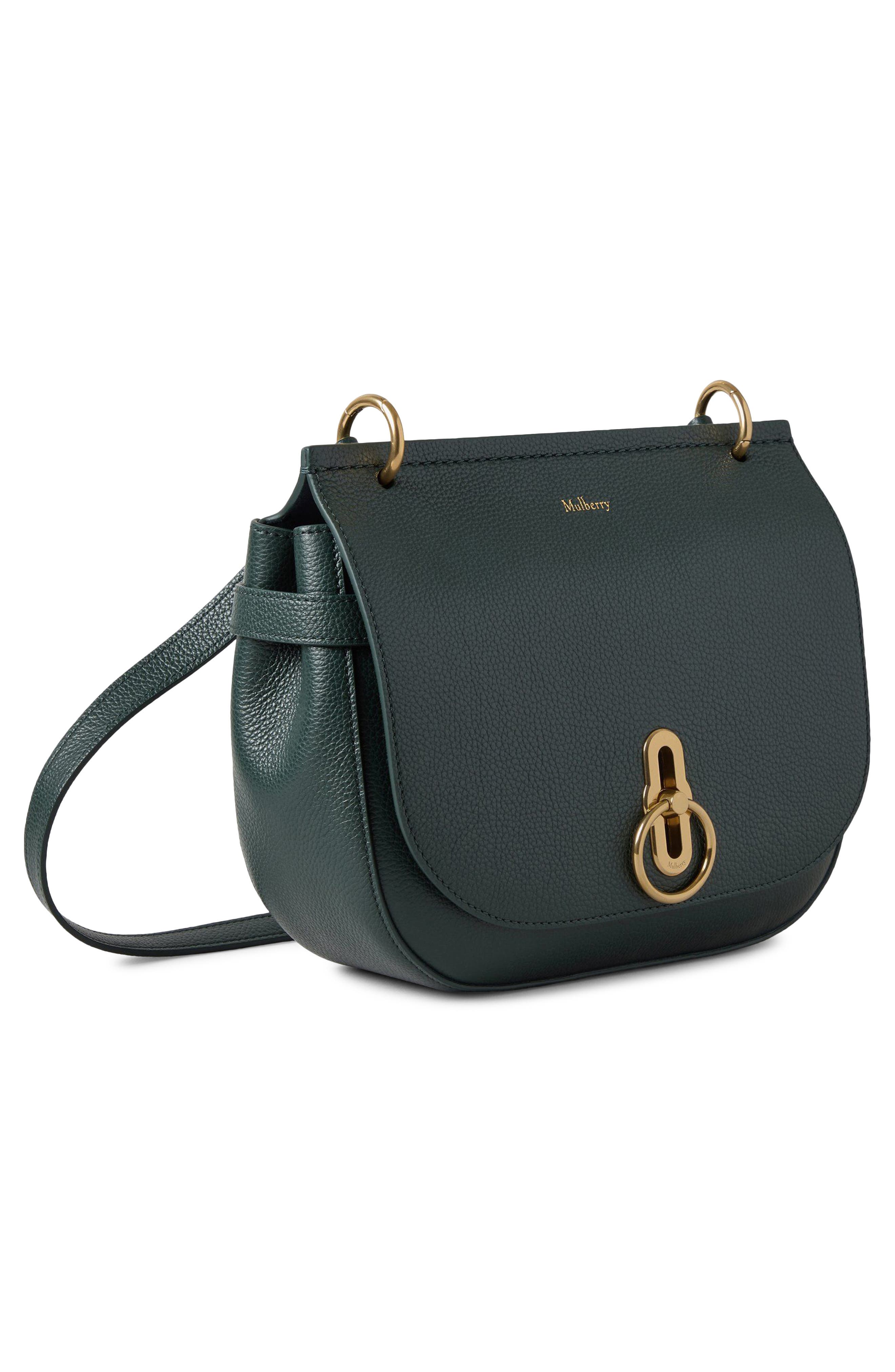 Amberley Leather Satchel, Alternate, color, MULBERRY GREEN