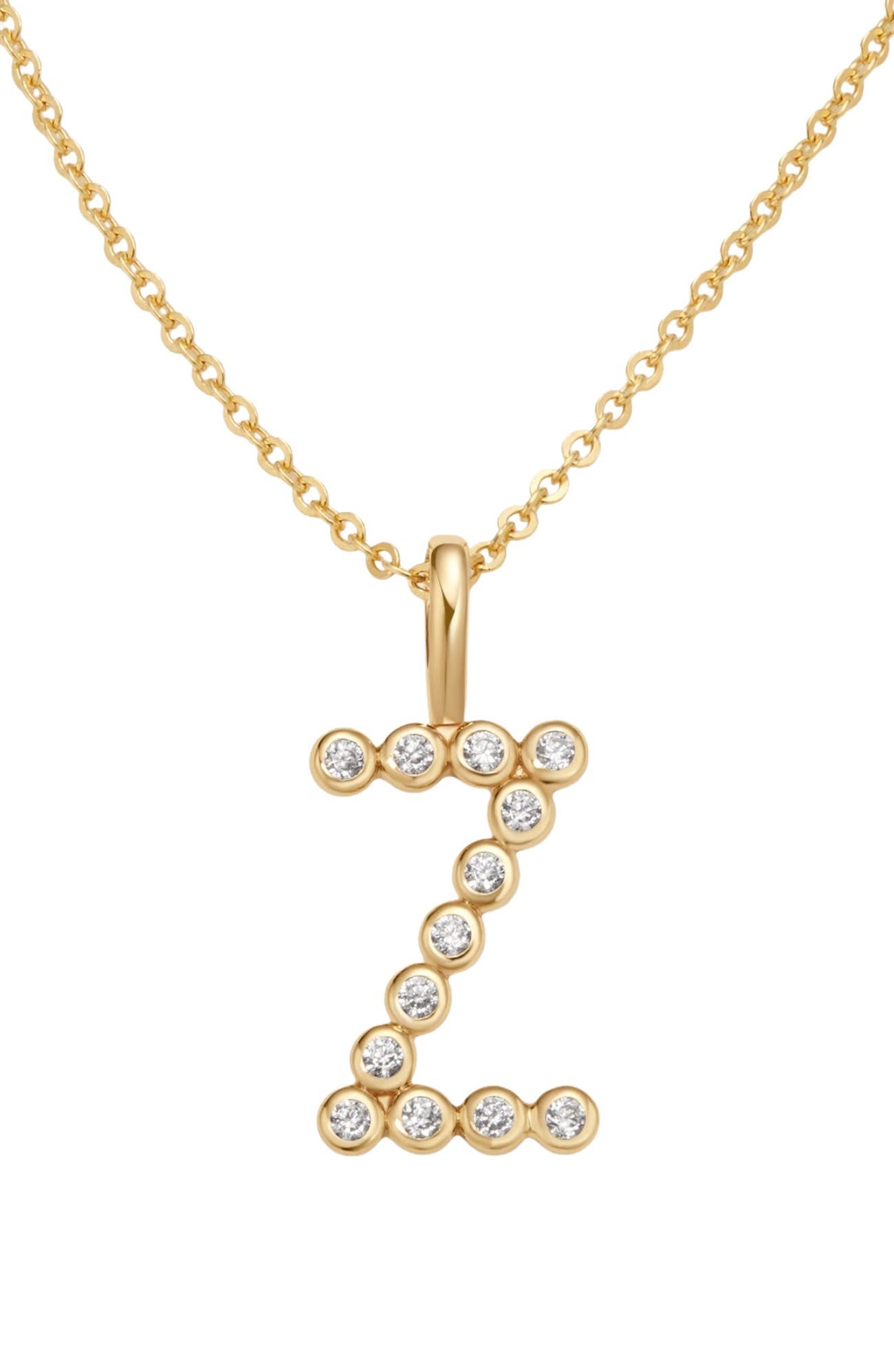 Gold Vermeil Initial Z