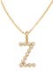  Gold Vermeil Initial Z