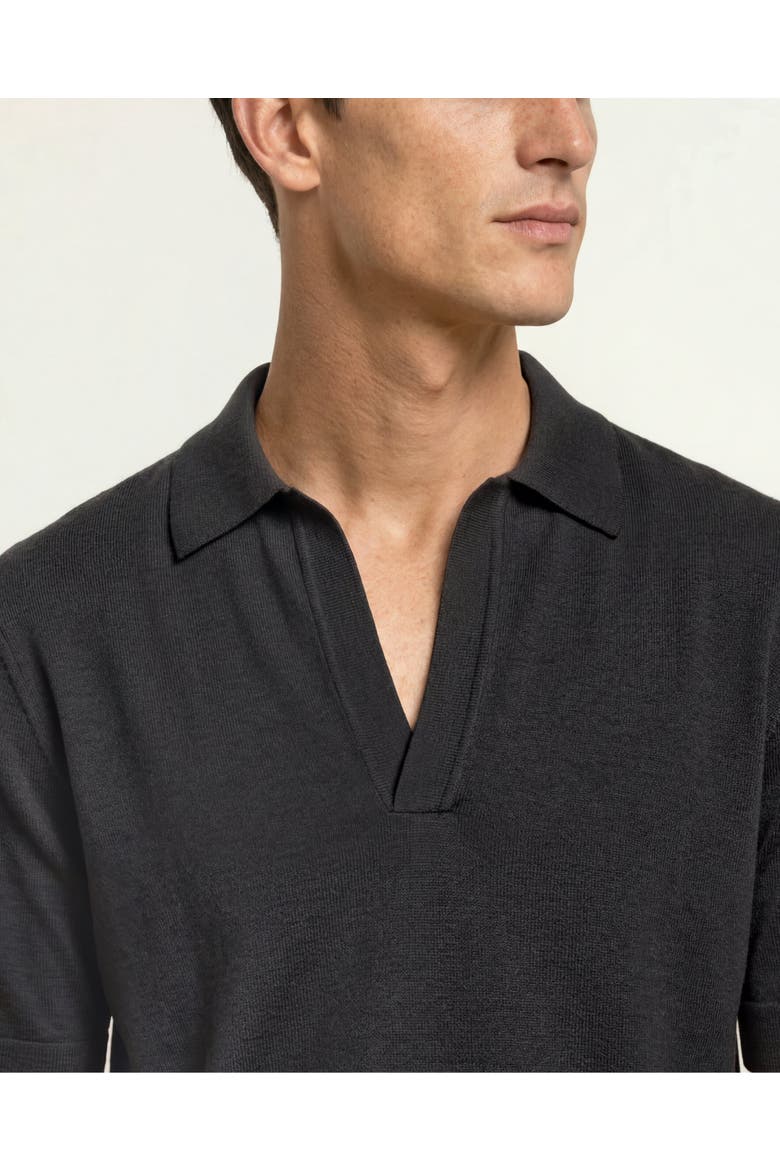 Raffertie Merino Relaxed Fit Shirt, Alternate, color, Grey