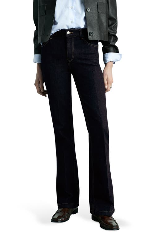 Mango Women's Rinse Wash Flare Jeans In Open Blue