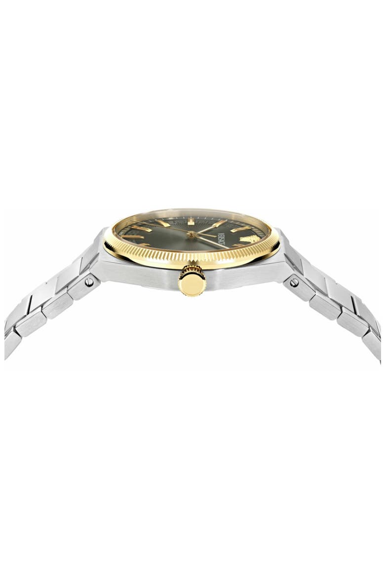 V-Leo Bracelet Watch, 39mm, Alternate, color, STEEL