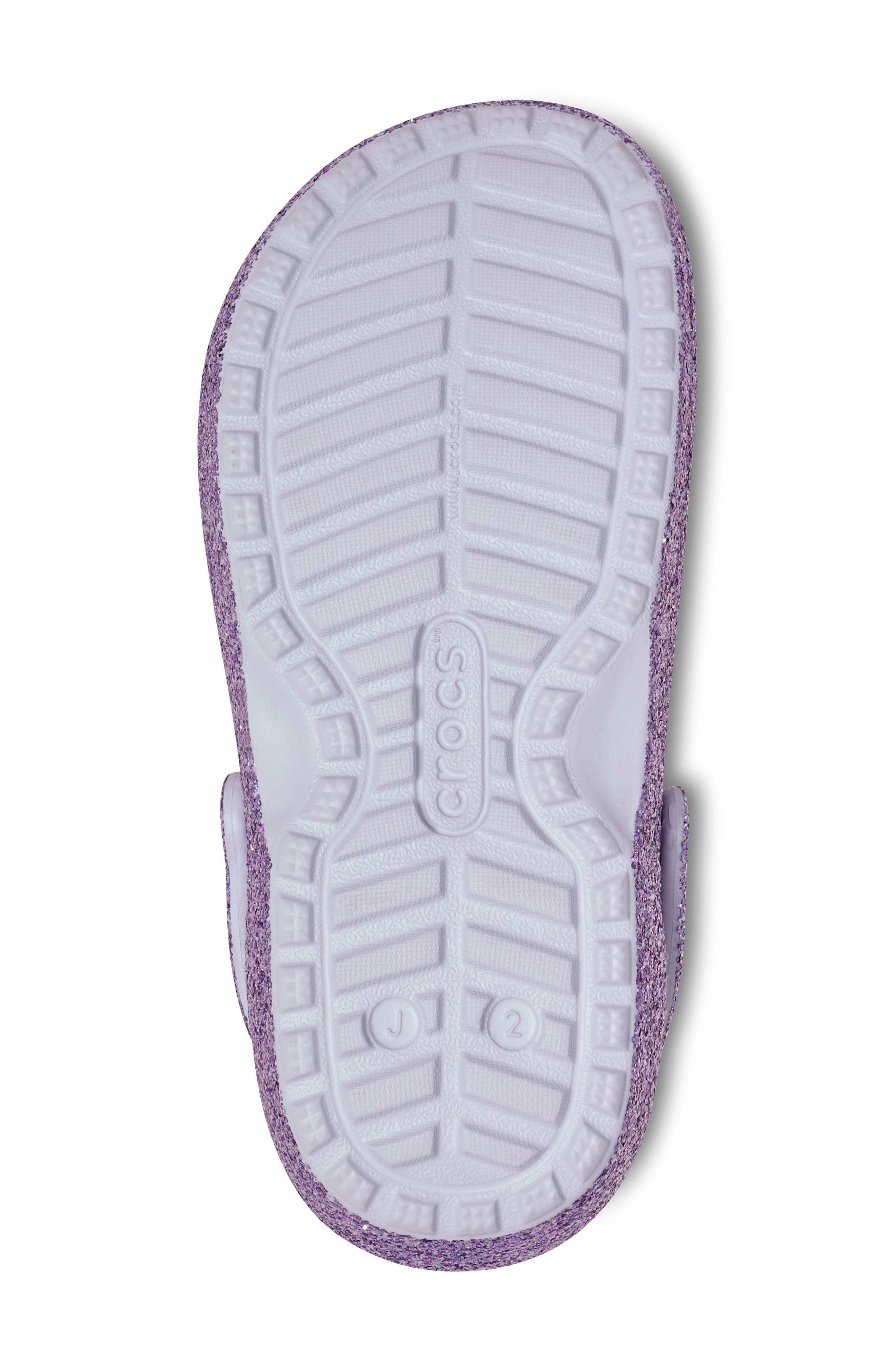 CROCS Kids' Classic Glitter Fleece Lined Clogs, Alternate, color, 