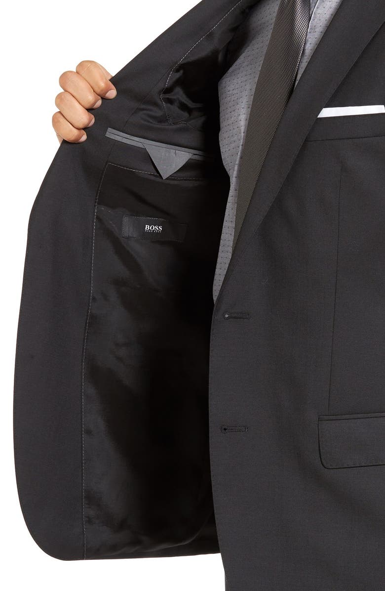 BOSS Huge/Genius Trim Fit Wool Suit, Alternate, color,