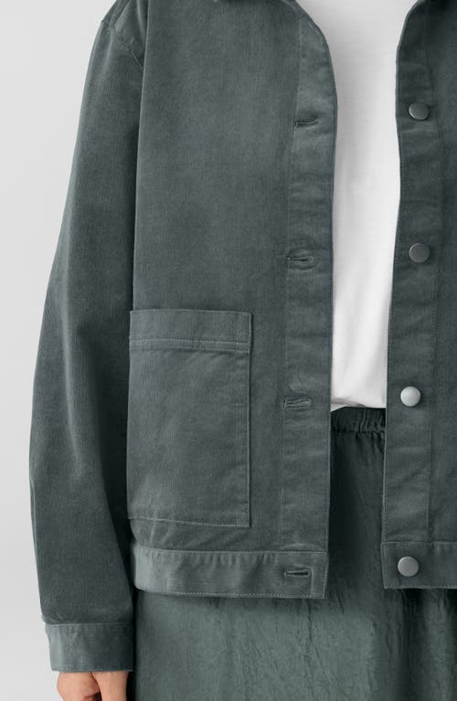 Eileen Fisher Corduroy Jacket In Black