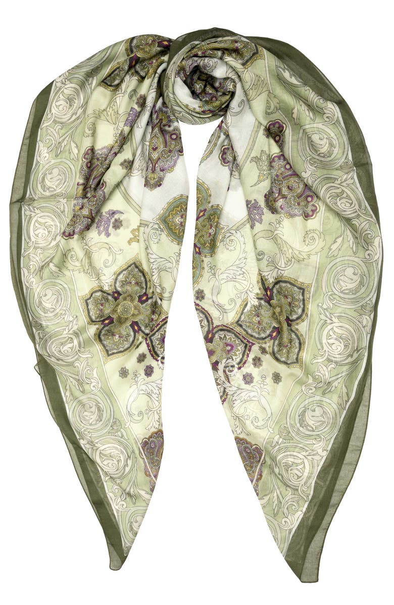 Elizabetta Venere - Modal Cashmere Scarf Shawl for Women, Main, color, Mint Green