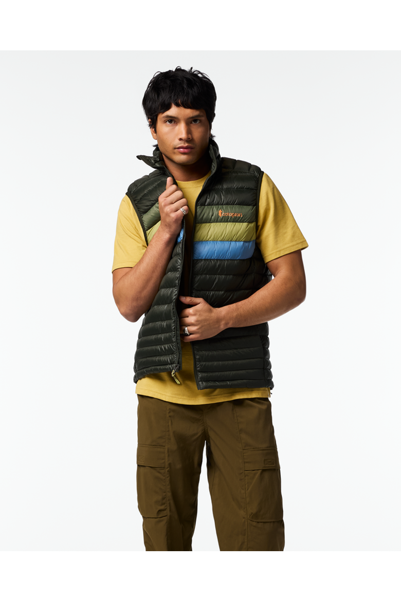 Fuego Down Vest - Men's, Alternate, color, Woods Stripes