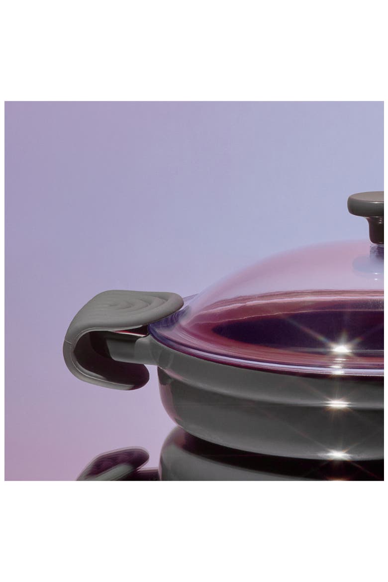 Set of 2 Silicone Pot Grips, Alternate, color, CHAR