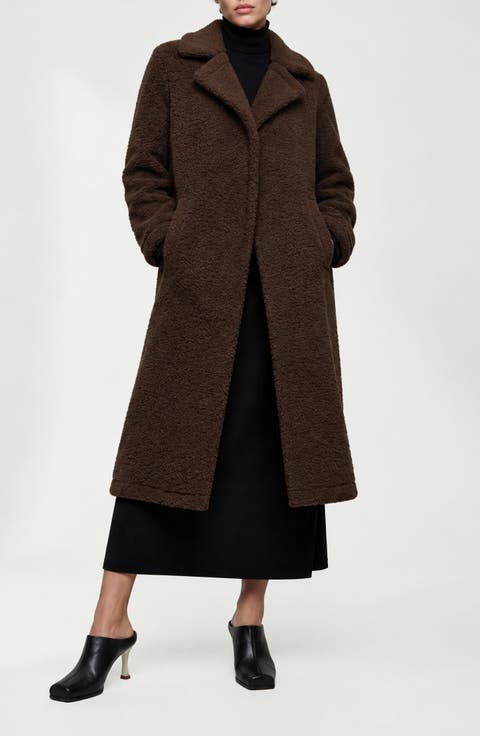 Franny Faux Shearling Coat