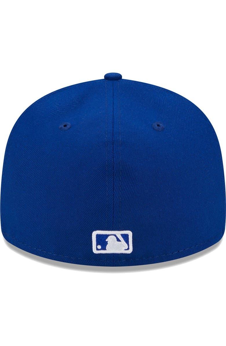 New Era Men's New Era  Royal Los Angeles Angels White Logo Low Profile 59FIFTY Fitted Hat, Alternate, color, 