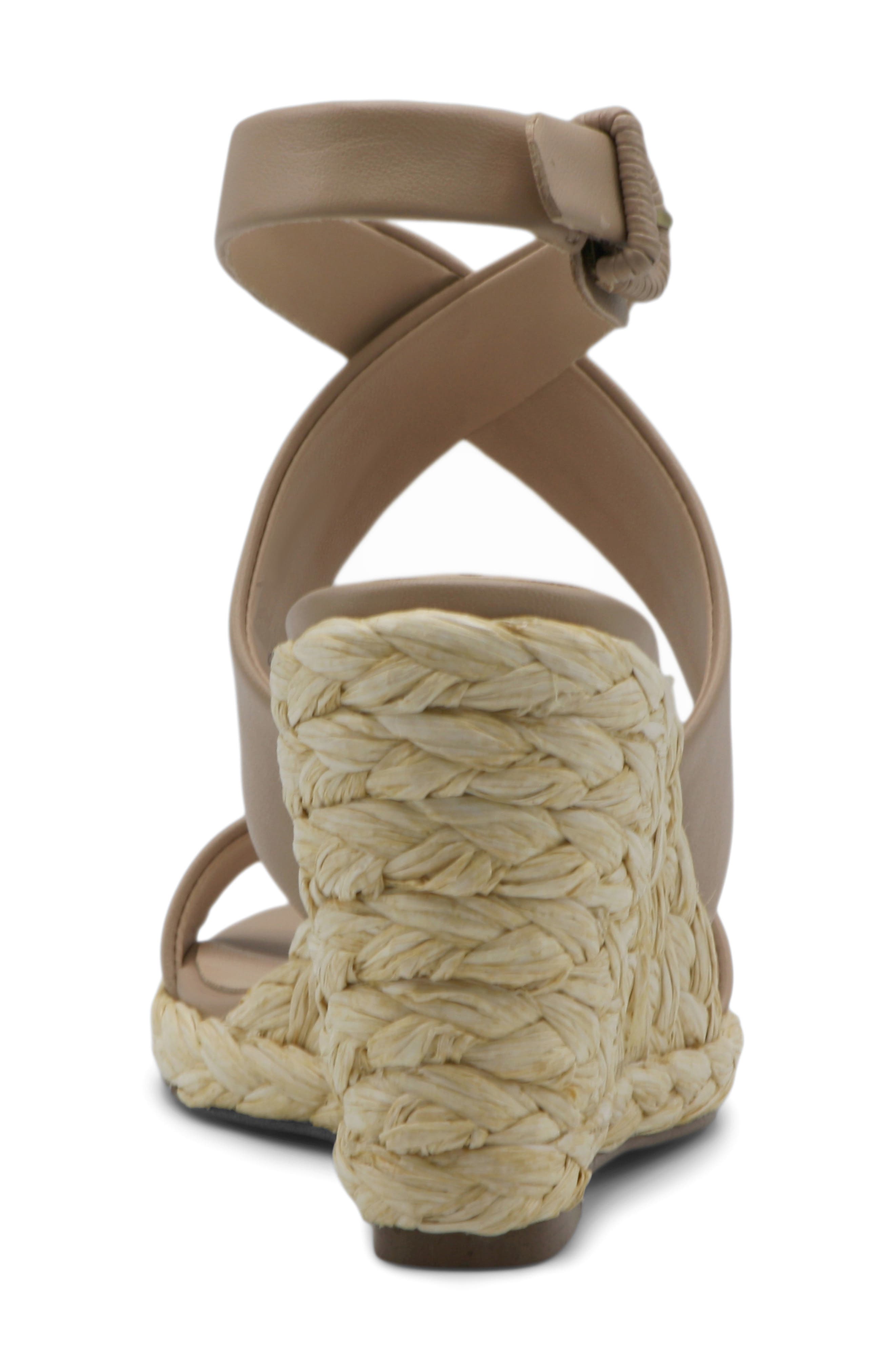 Charles David Russell Espadrille Wedge Sandal, Alternate, color, 