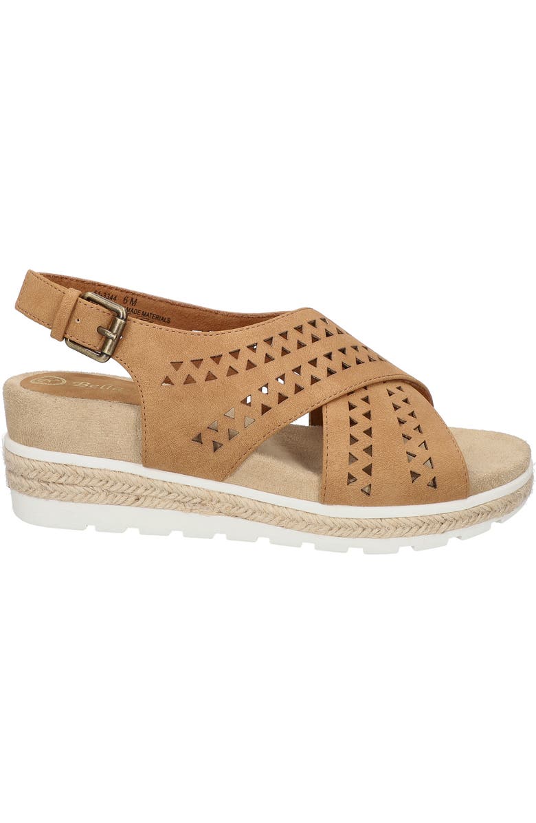 Bella Vita Cosette Slingback Espadrille Sandal, Alternate, color, Tan