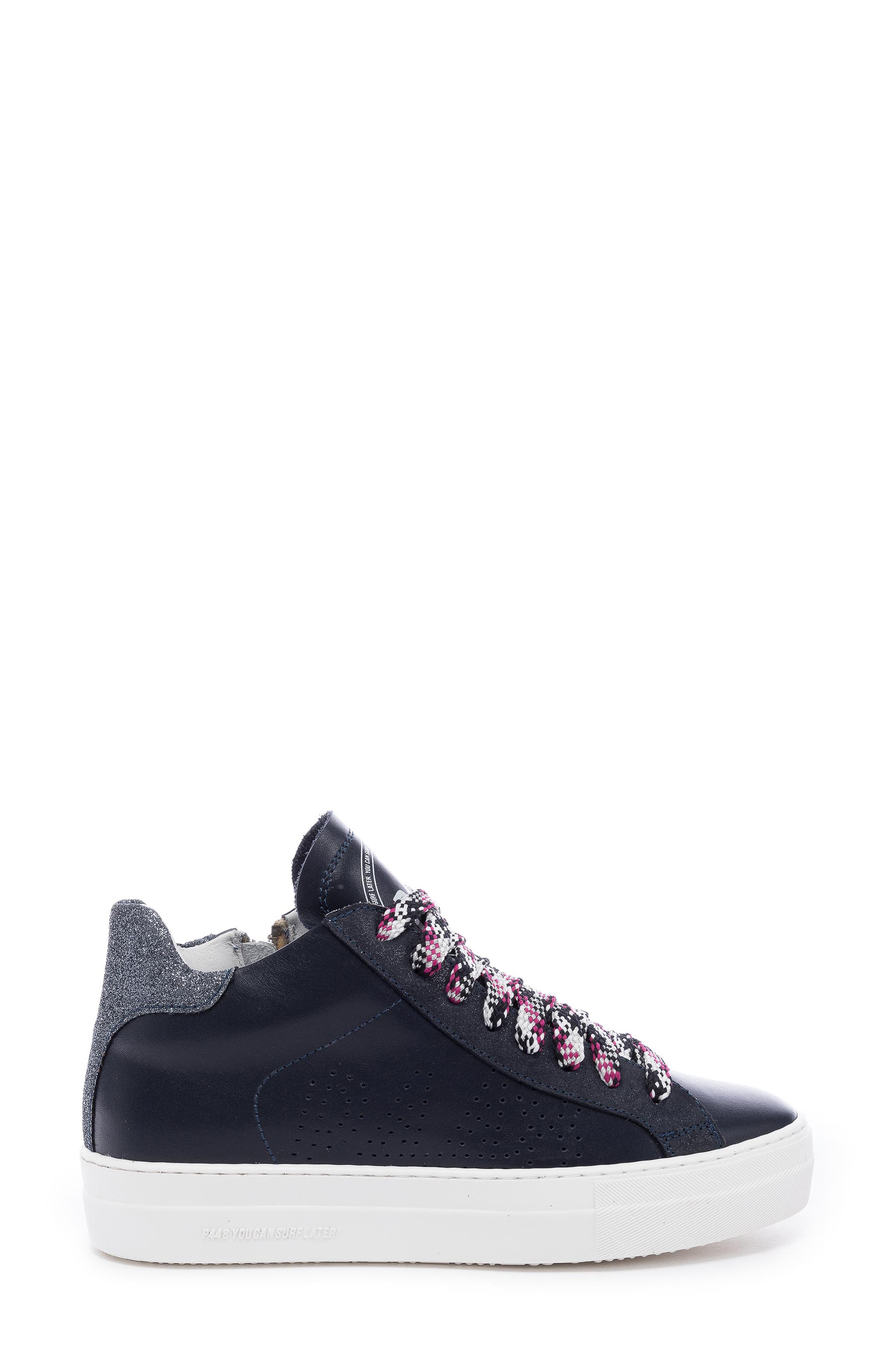 P448 Thea Mid Sneaker, Alternate, color, 