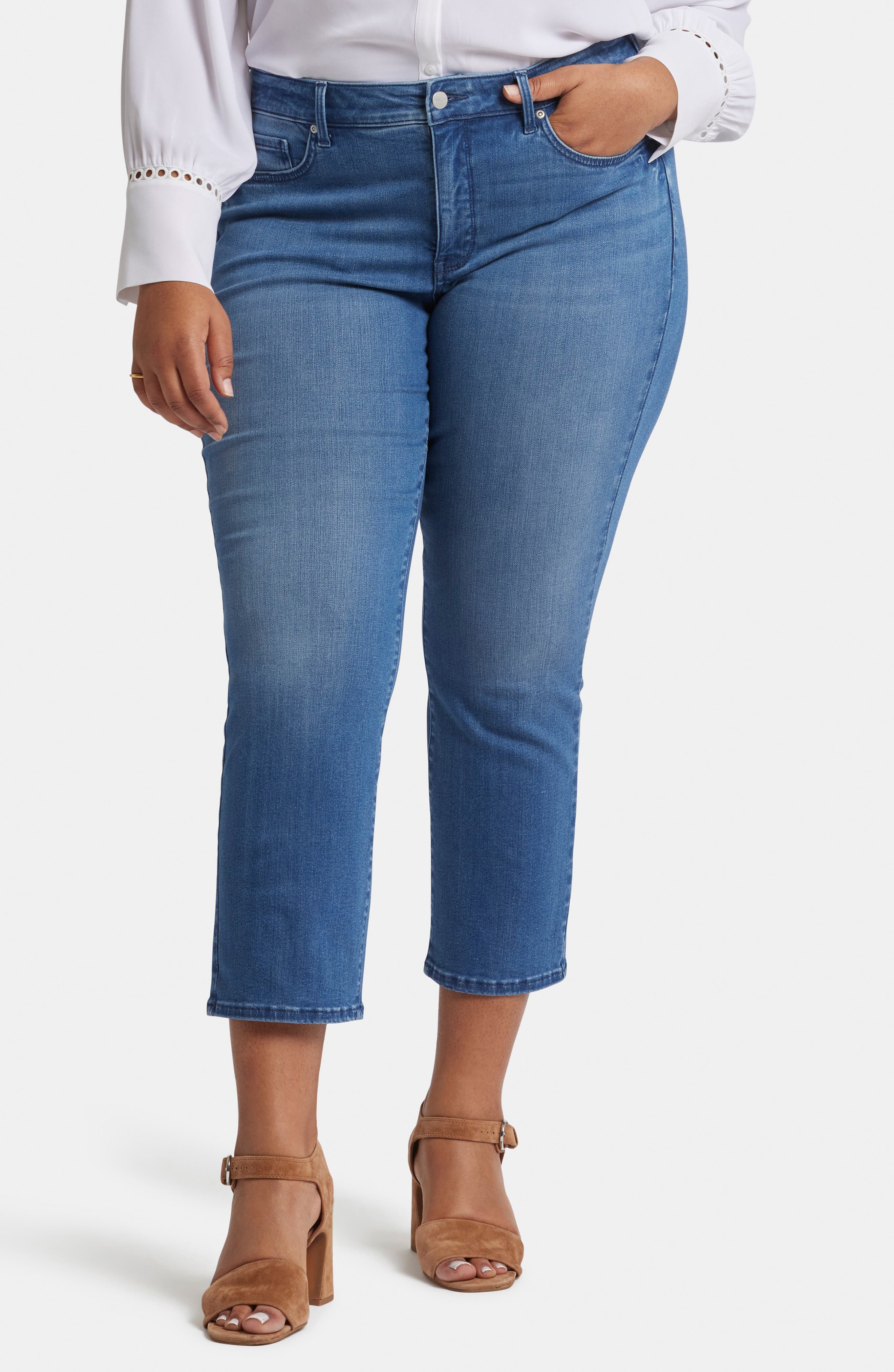 NYDJ Marilyn Ankle Straight Leg Jeans