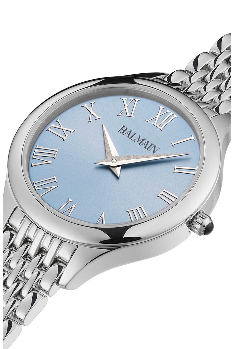 Beleganza Bracelet Watch, 32mm, Alternate, color, BLUE STAINLESS STEEL