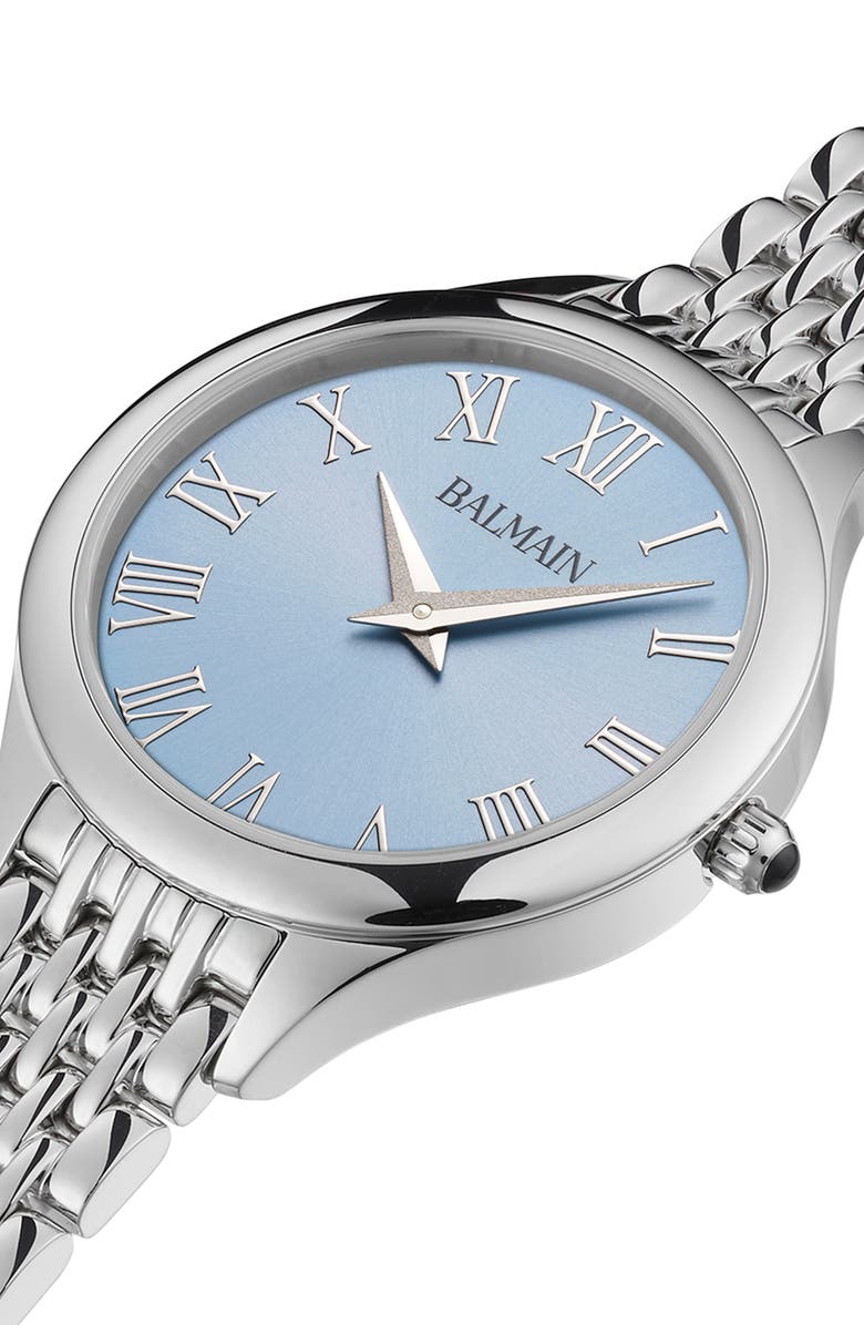 Balmain Beleganza Diamond & Mother-of-Pearl Bracelet Watch, 32mm, Alternate, color,