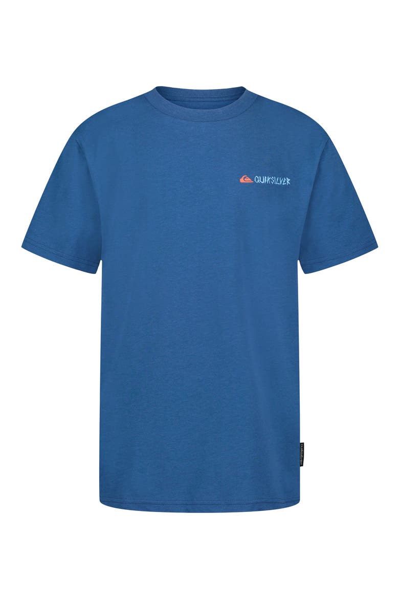 Kids' Surf Snapshot T-Shirt, Main, color, BLUE CORAL