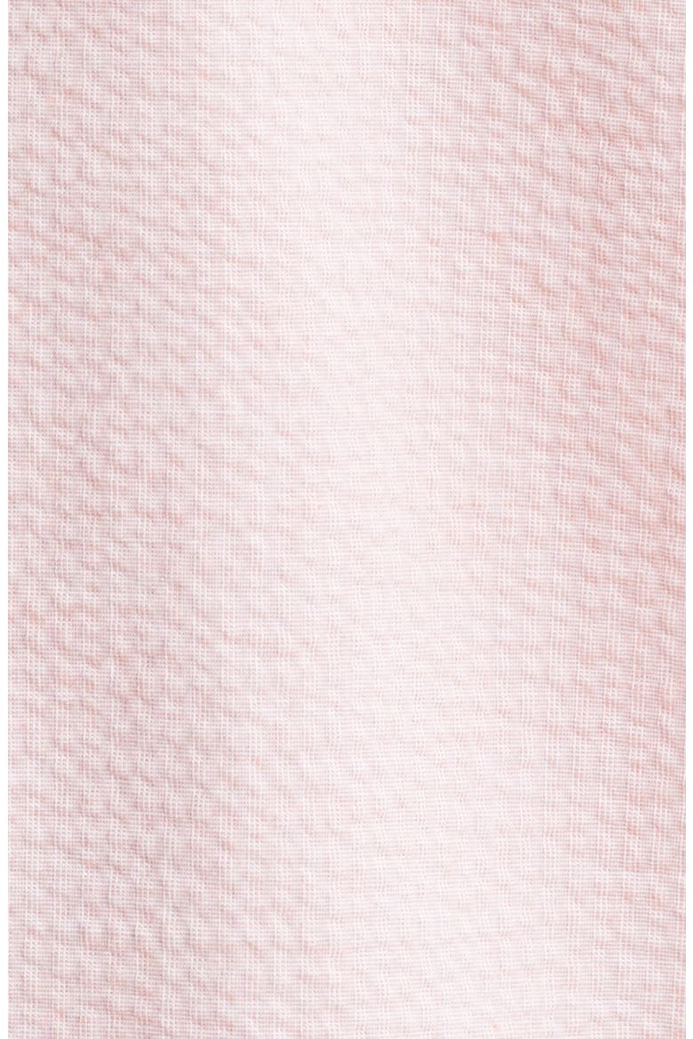 Nova Wave Short Sleeve Seersucker Button-Up Shirt, Alternate, color, PURE SALMON
