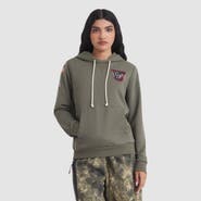 Nike Women's Nike Olive Houston Texans 2025 Salute to Service Sideline Standard Issue Dri-FIT Hoodie