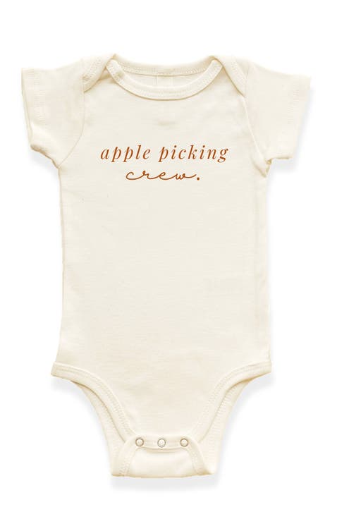 Apple Picking Crew Organic Baby Bodysuit