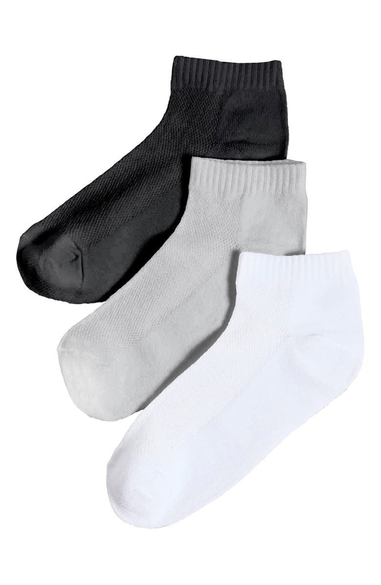 Stems 3-Pack Everyday Ankle Socks, Main, color,